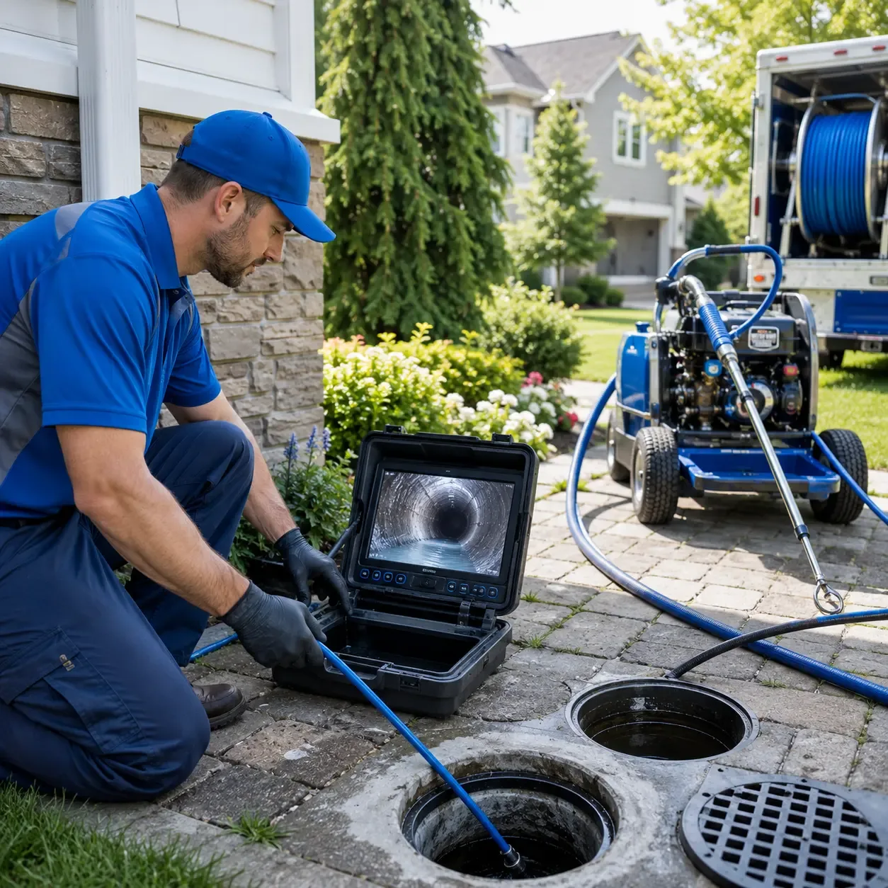 Outdoor drain cleaning professionals serving Oxford, NC